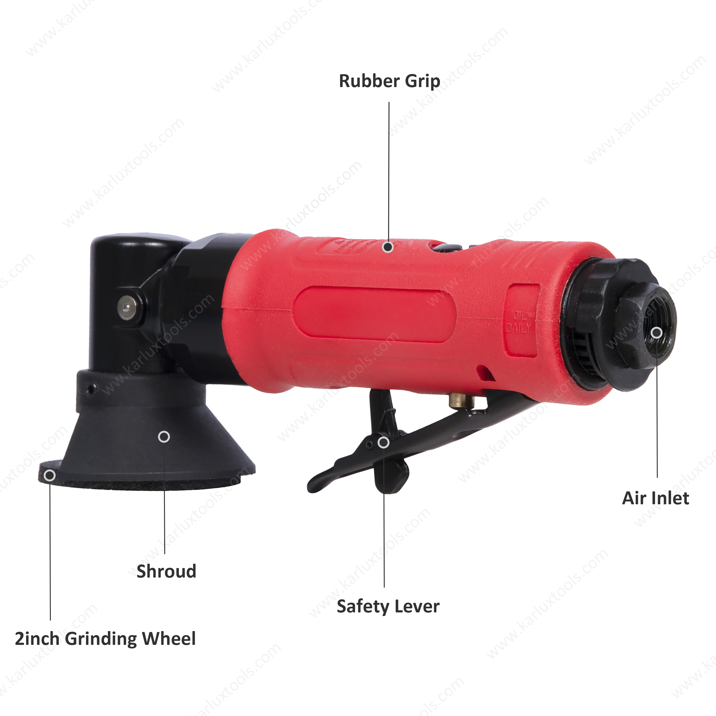 2Inch 50mm Mini Air Angle Grinder 15000 RPM Grinding Machine Air Pneumatic Grinder