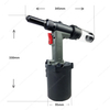 4.8/6.4mm Vacuum Pneumatic Riveting Gun Air Rivet Nut Gun Tool Professional Air Hydraulic Riveter