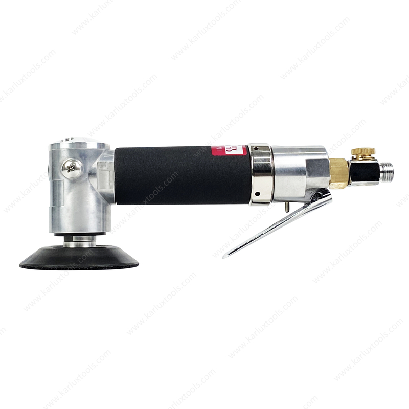 3inch Mini Angle Polisher Pneumatic Polishing Tools Air Polisher for Auto Parts Polishing, Carbon Fiber Polishing, 3C Polishing