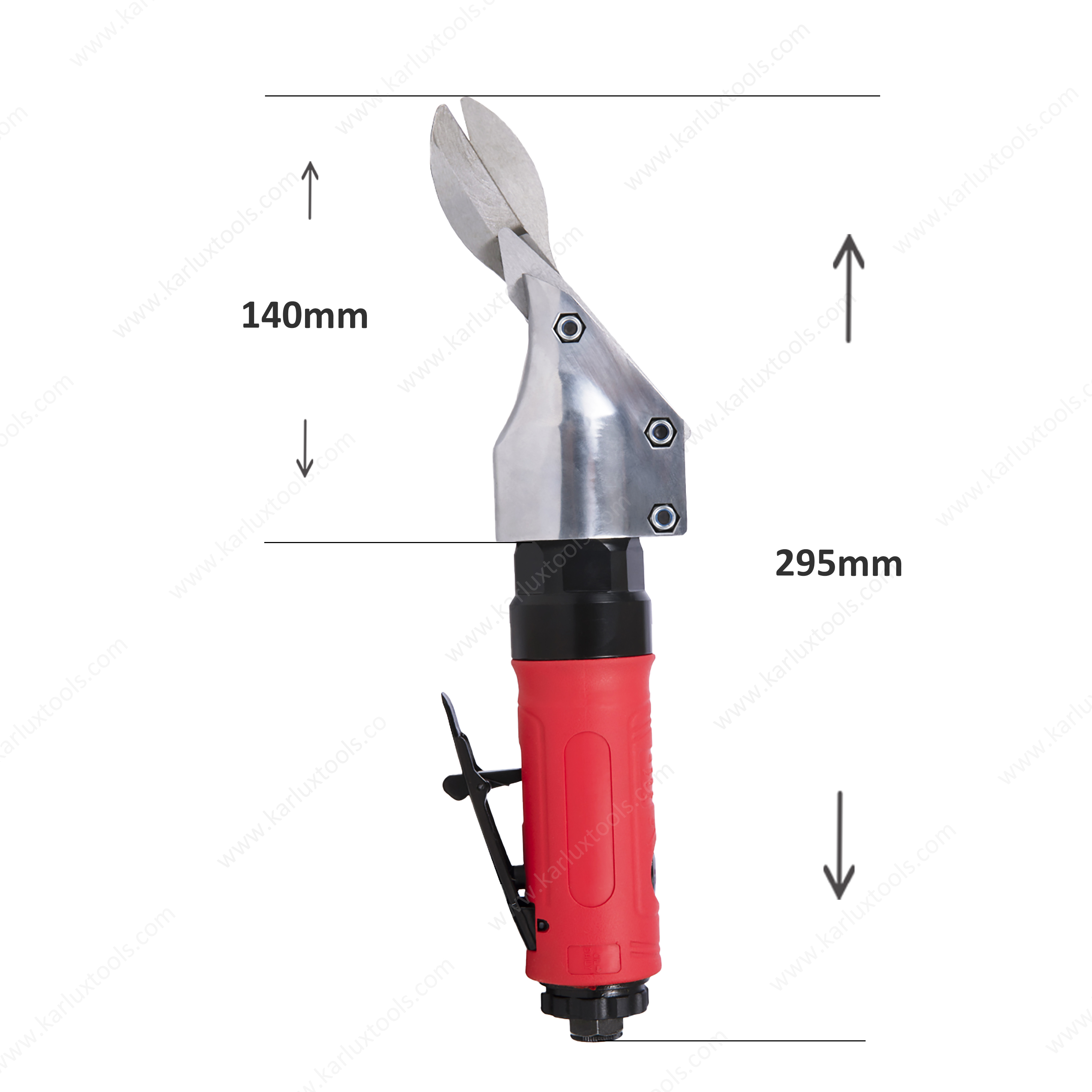 2500RPM Steel Sheet Cutting Tools Pneumatic Metal Shear Cutter Industrial Air Cutter 2-Blade Pneumatic Scissor 