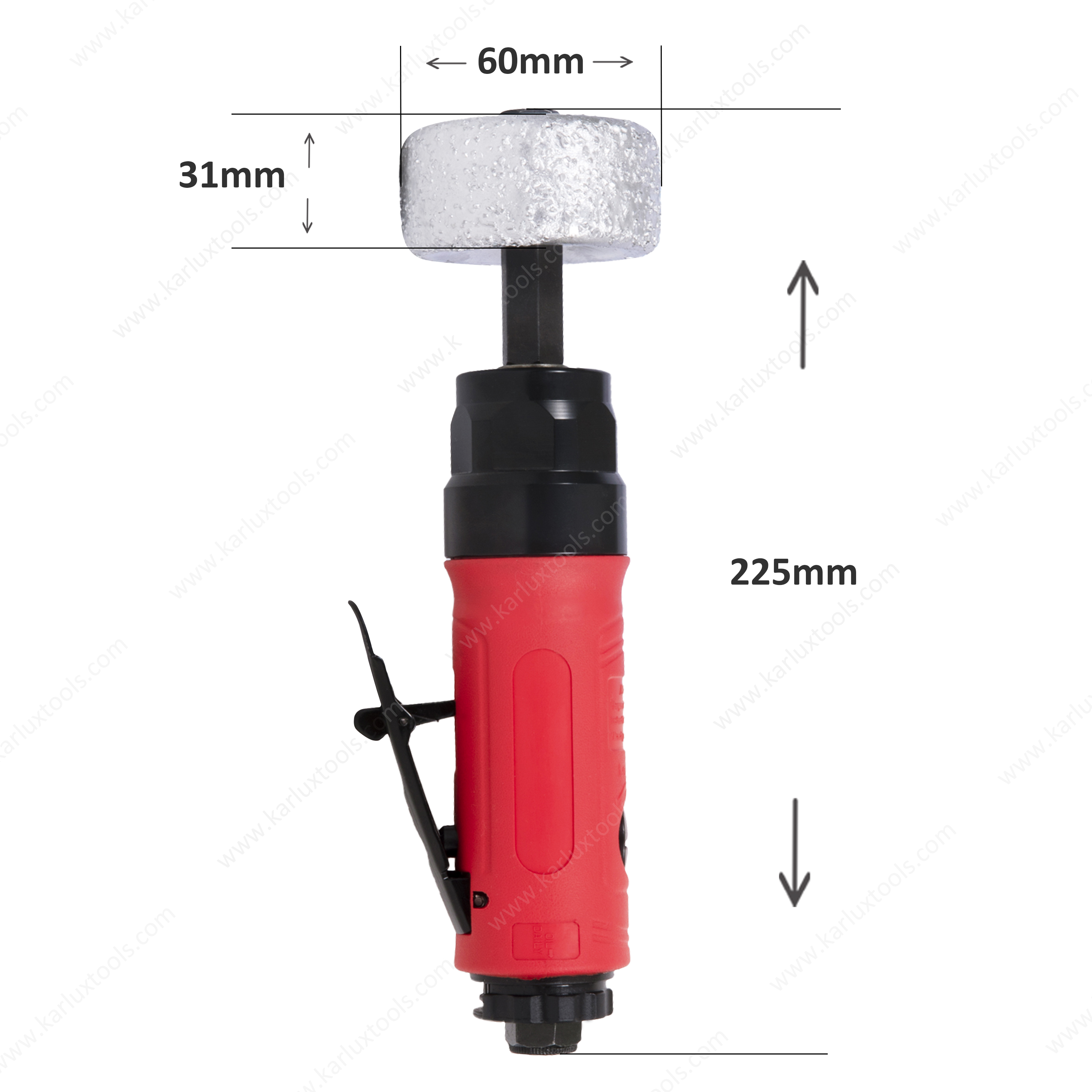 2500rpm 62mm Factory Air Sanding Machine Mini Air Pneumatic Sander For Metal Detailing Stainless Steel