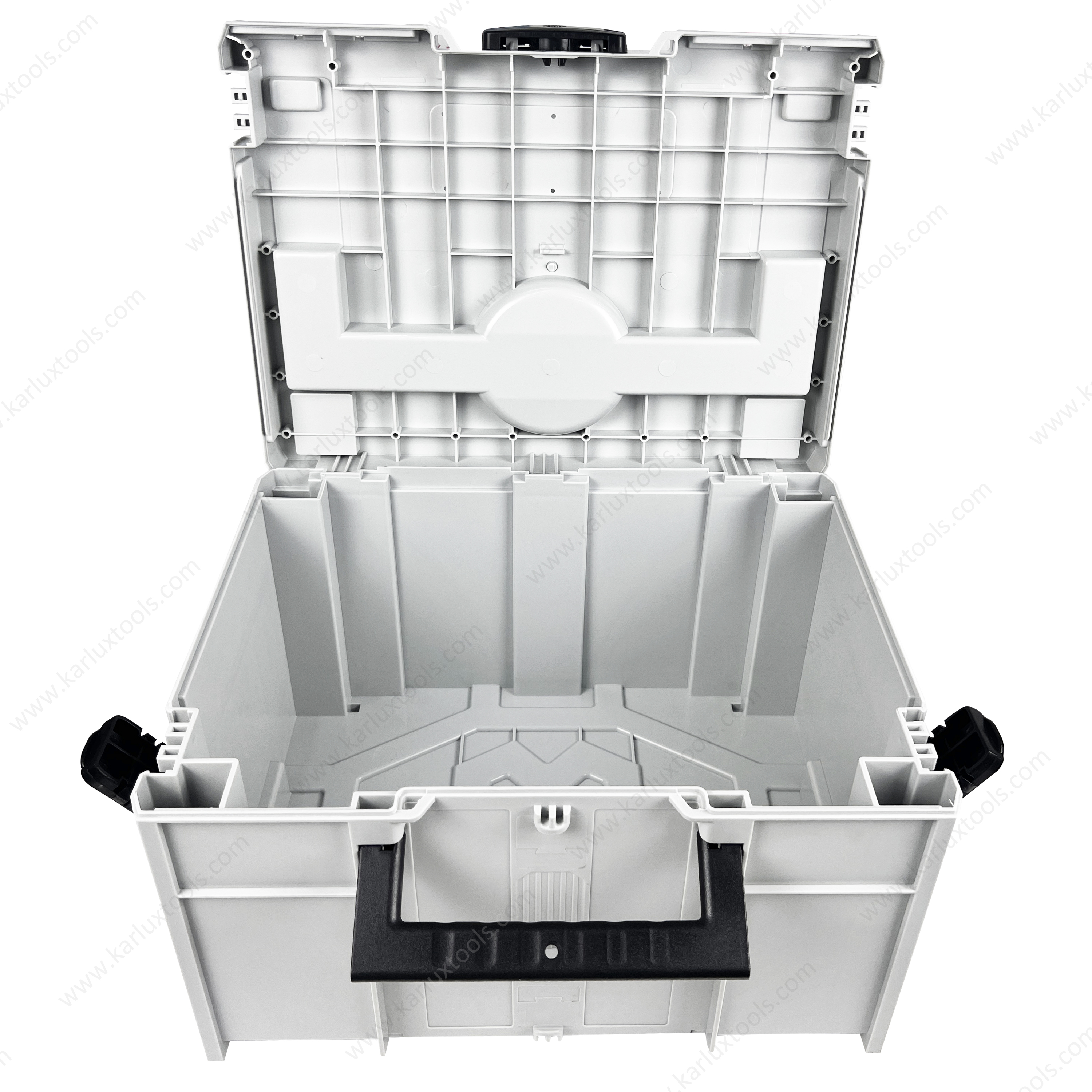 40x30x24cm Medium Storage Box Waterproof Dustproof Stackable Tool Case System ABS Plastic Tool Box Systainer Case with Handles