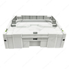 40x30x12cm Waterproof Dustproof Stackable Storage Box System Plastic Modular Tool Boxes Systainer Case with Handles