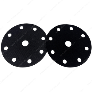 6inch 150mm 9Holes Round Hook and Loop Protector Pad Soft Velcro Pad Saver for Sanding Pad