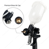 250ml 0.5 / 0.8 / 1.0 / 1.2mm Nozzle HVLP LVMP Gravity Spray Gun Paint Mini Air Sprayer Pneumatic Spray Gun for Car Refinishing