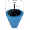 Car Polishing Kit Cone Set Sponge Pads Polishing Wheel Polisher Buffer Waxing Hub Cleaning Tool Electric Sponge Cone