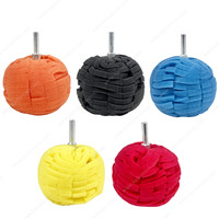 3 Inch 80mm Buffing Polishing Ball Finishing Pad Buffer for Car Metal Stainless Steel Jewelry Plastic Glass Ceramics Polishing