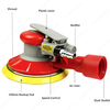 Air Sander tools 6inch (150mm) Orbit 2.5/5.0/8.0mm Central Vacuum 12,000RPM