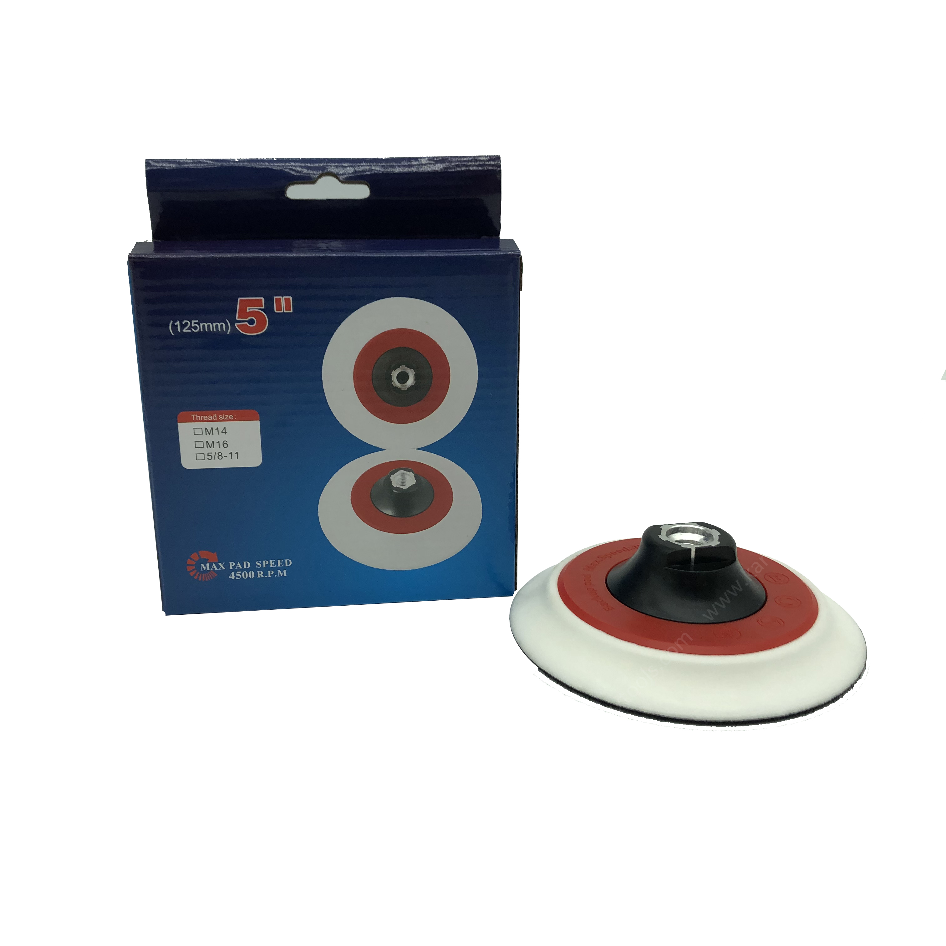 Sander Backing Pad PU 5inch (125mm) Zero Hole