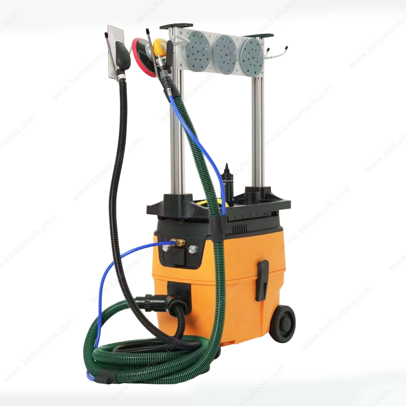 Mobile Electric Vacuum Dust Extractor Kit Automatic Clean Dust Extraction With Coaxial Vacuum Hose and Hanger