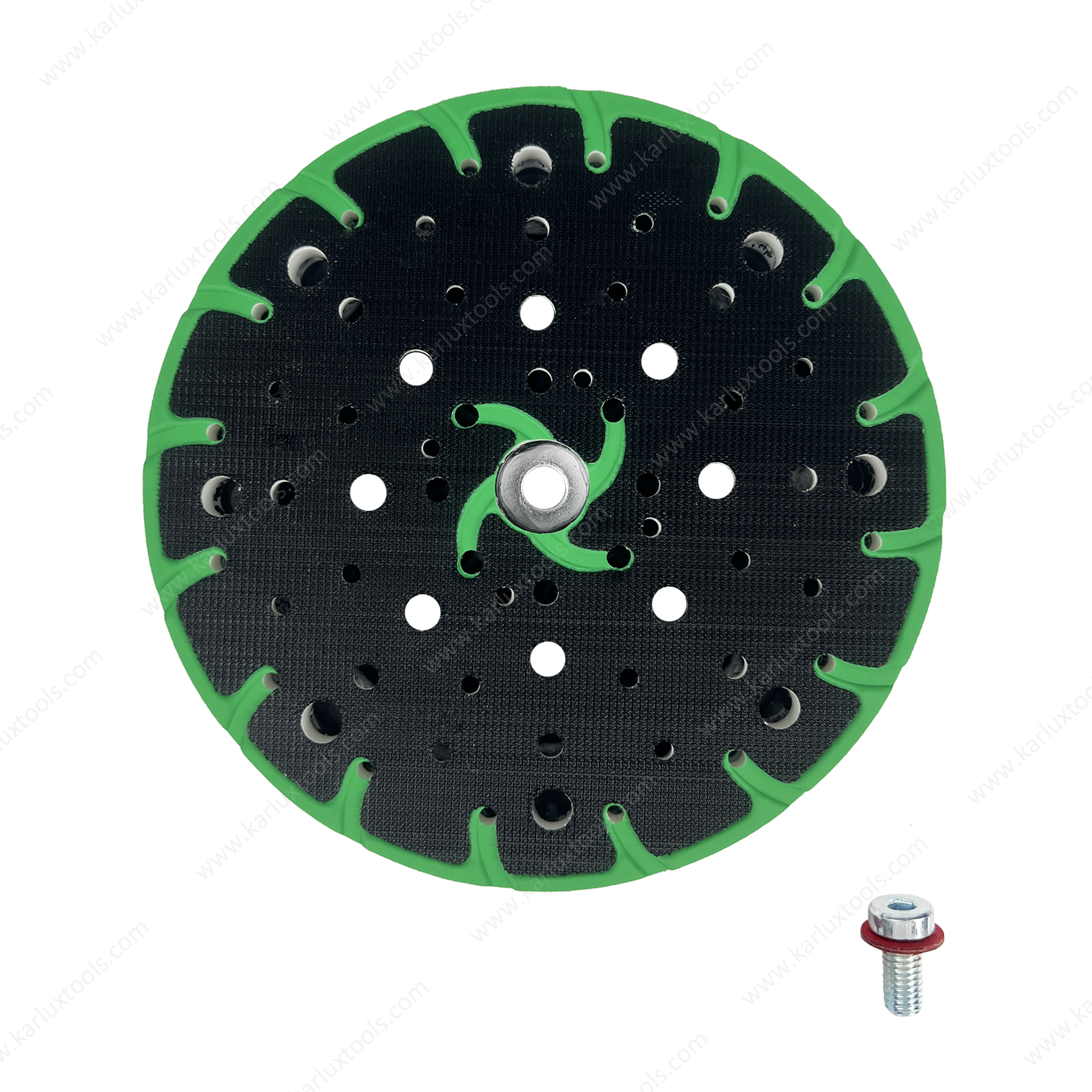 Sander Backing Pad PU 6inch (150mm) 69 Hole With 1 bolt (M8) 