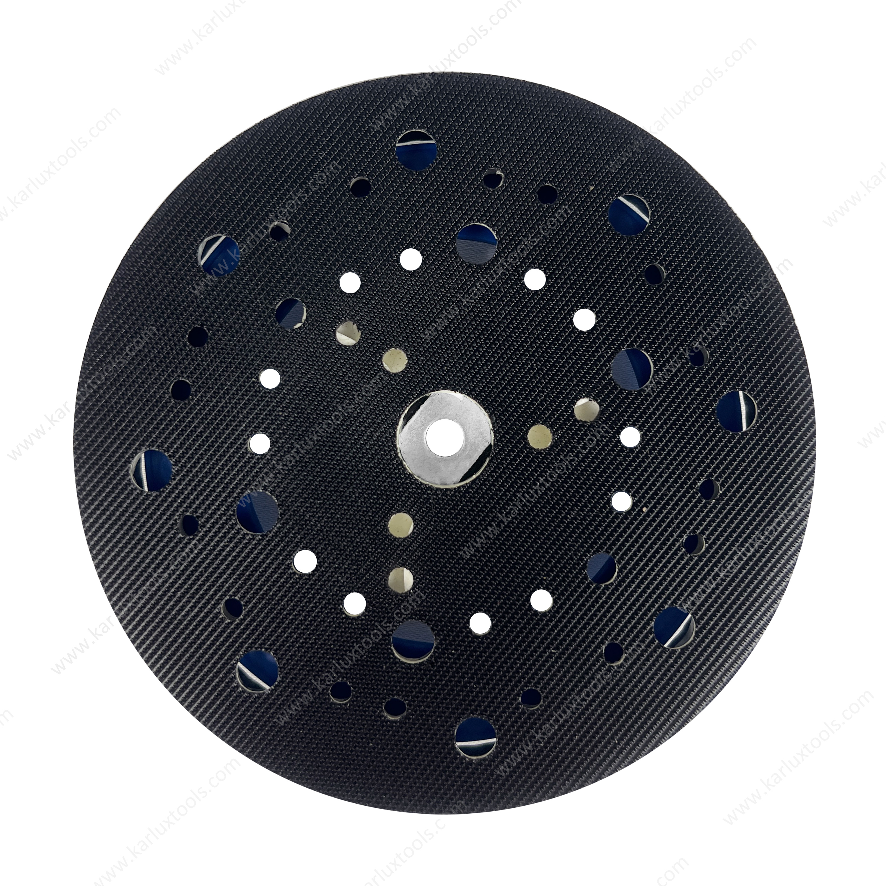 150mm Backing Pad M8 Screw Sander Backup Pad 6inch Multiple Holes 49 Holes Hook and Loop for Orbital Sander