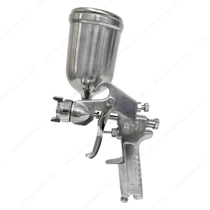 W71-G 400ML 1.0/1.3/1.5mm Nozzle Gravity Type Air Paint Sprayer Automotive Refinishing Painting Tools Pneumatic Spray Gun Paint Spray Gun