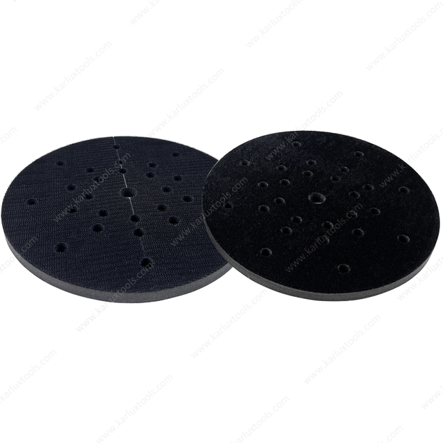 225mm 27Holes Round Hook and Loop Sponge Cushion Buffer Backing Pad Foam Soft Sanding Interface Pad
