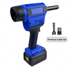 20V Brushless Rechargeable Battery Portable Huck Short-Tail Rivet Gun Cordless Bobtail Riveter for Automotive & Construction Use