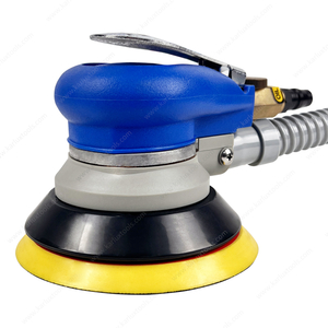 5Inch Self-generated Vacuum 5mm Orbit Pneumatic Random Orbital Palm Sander for Automotive Wood Metal Surface Finishing