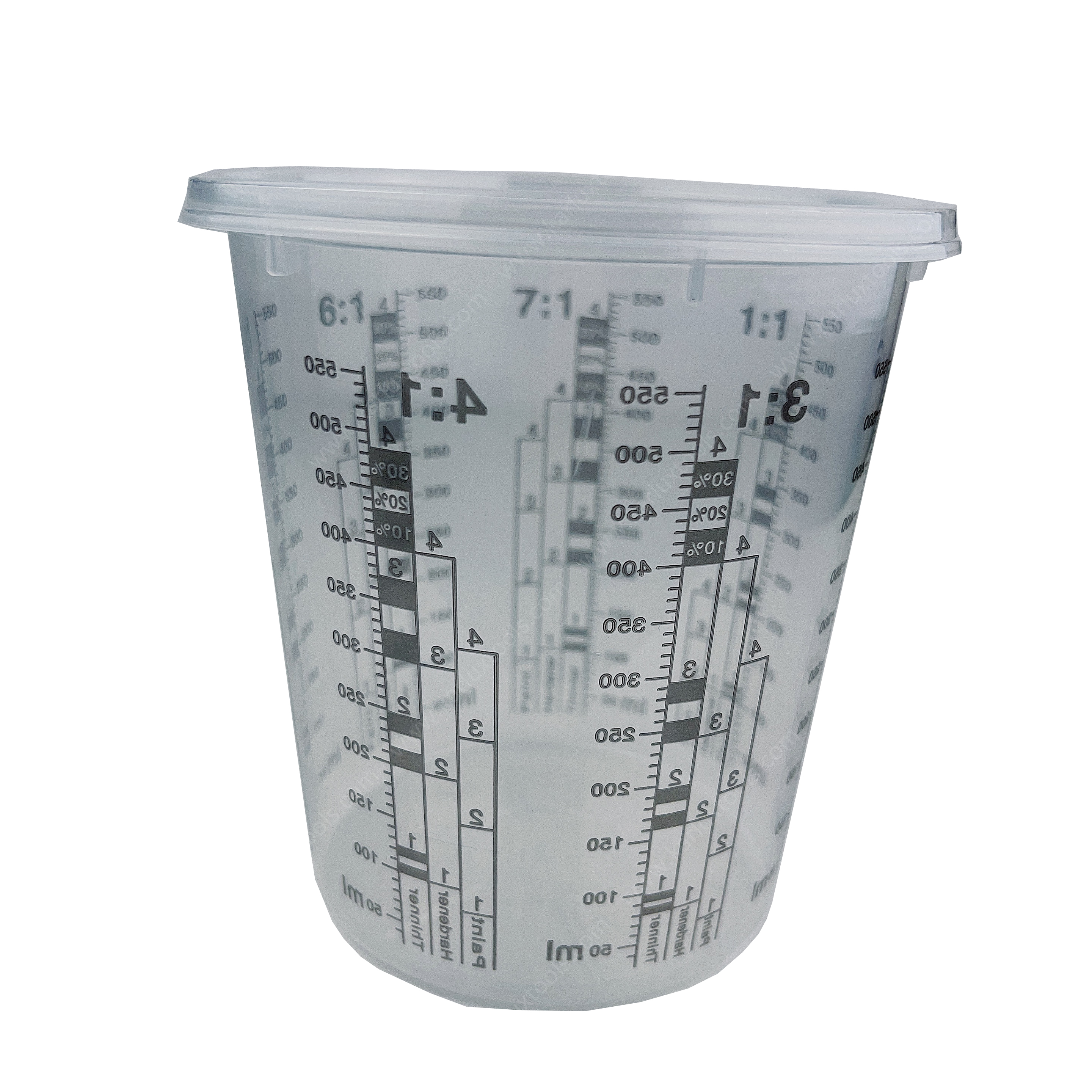 Disposable Paint Mixing Cups with Scale 550ml