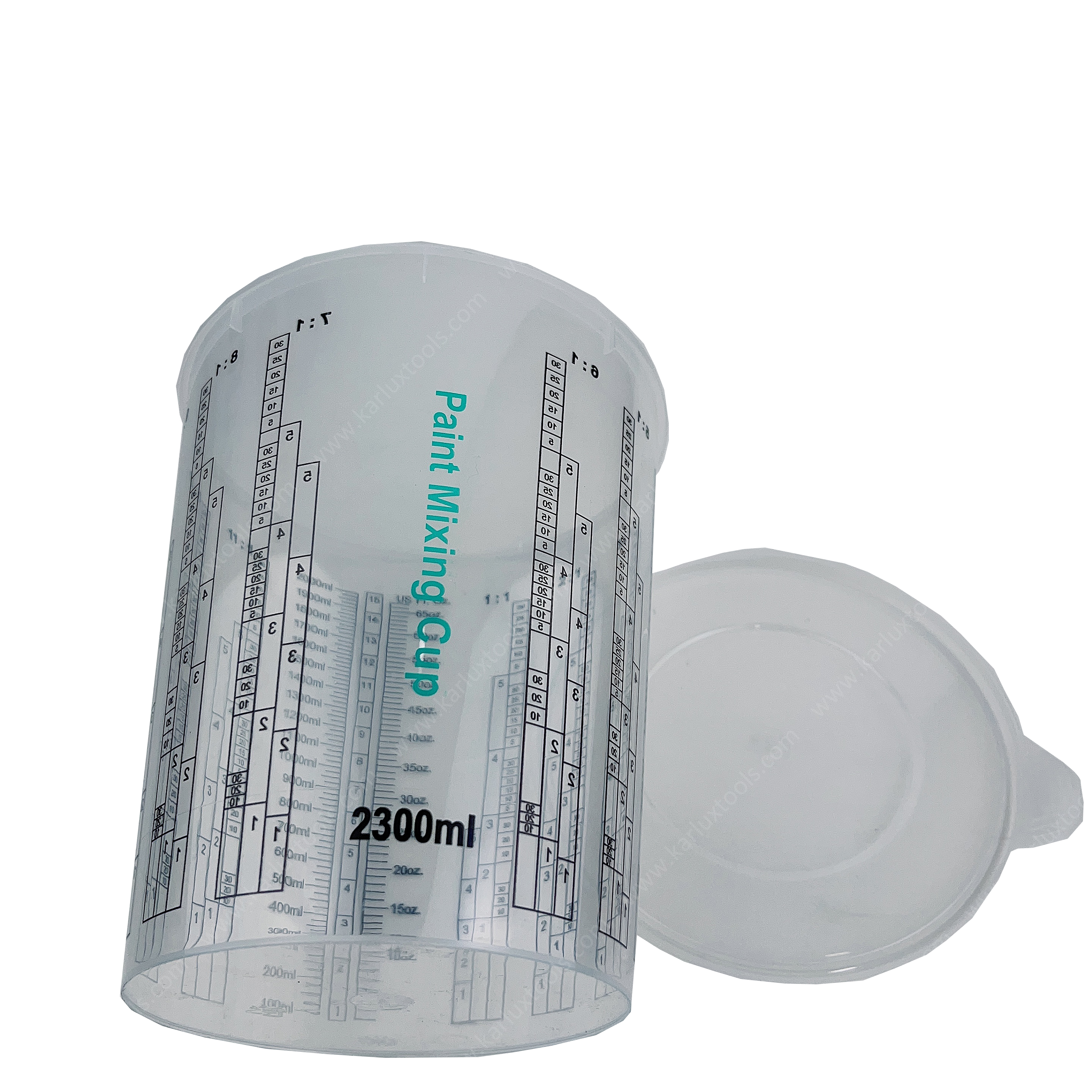 Disposable Paint Mixing Cups with Scale 2300ml