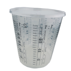 Disposable Paint Mixing Cups with Scale 1800ml