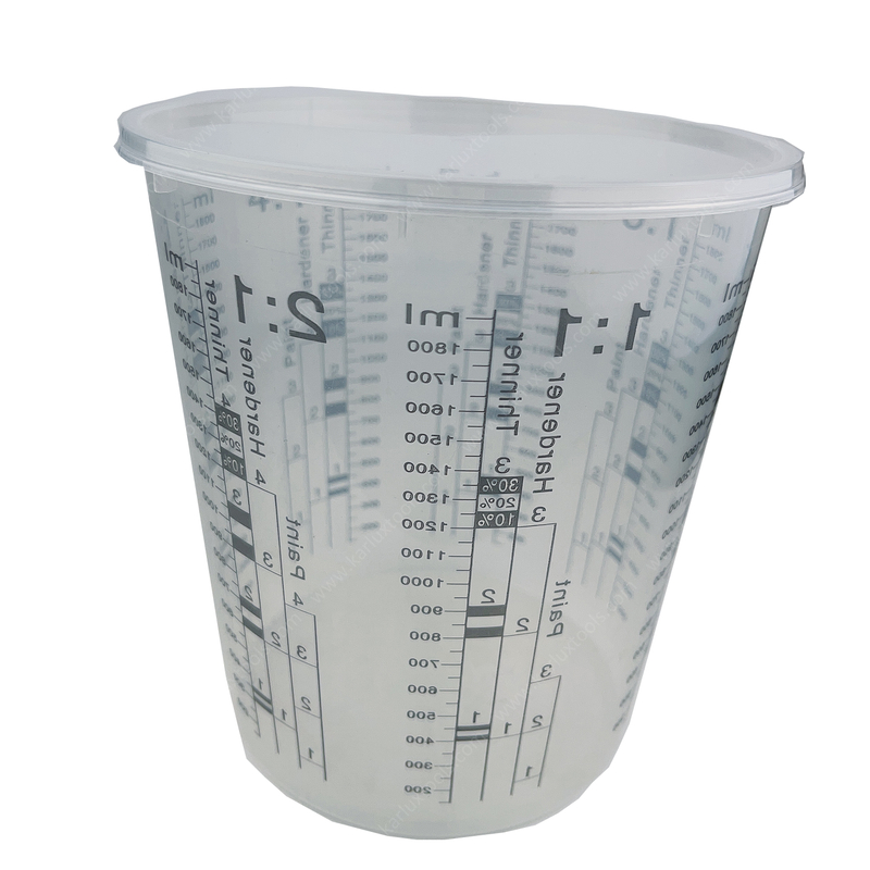 Disposable Paint Mixing Cups with Scale 1800ml