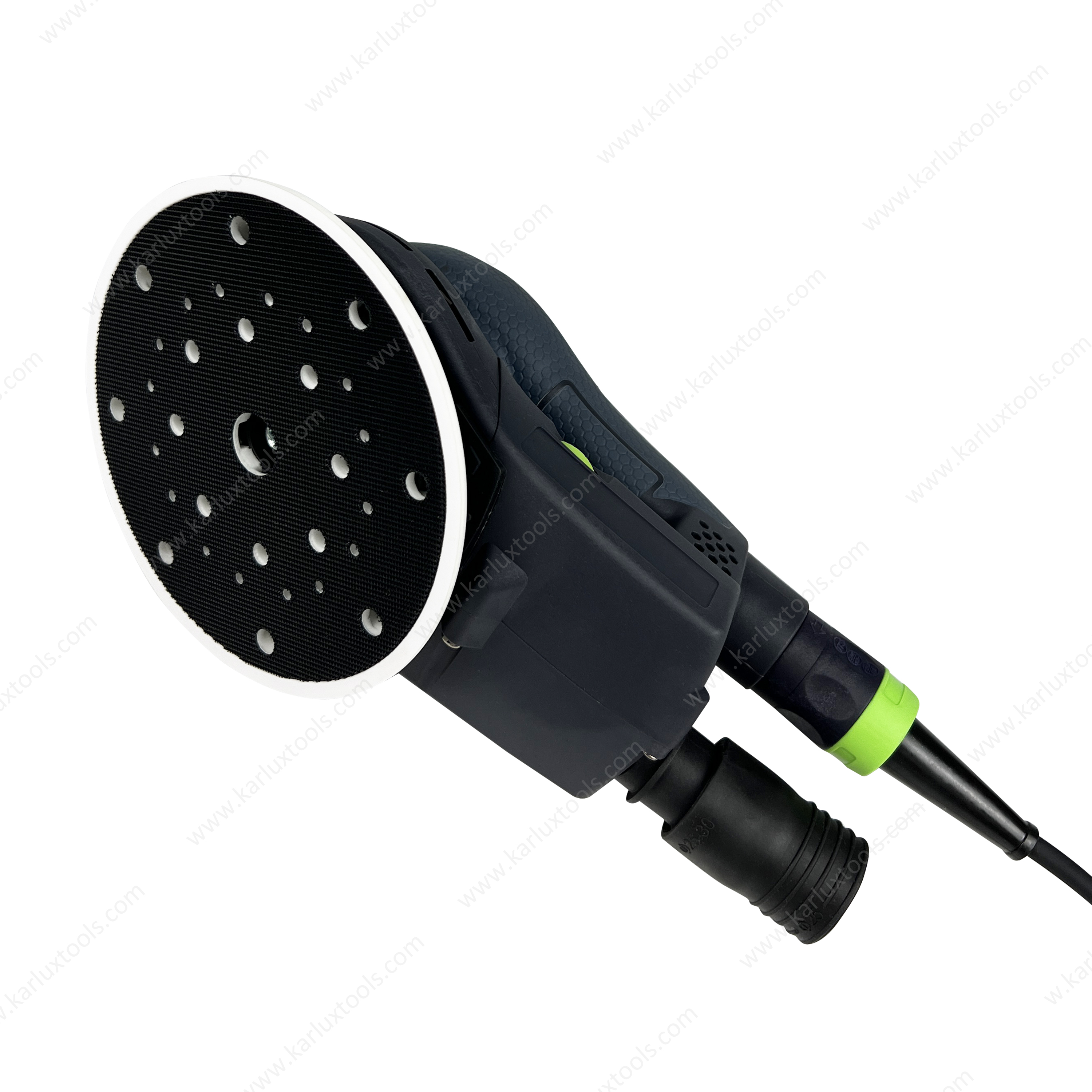 6Inch 150mm Orbit 8Mm 10000 Rpm Central Vacuum 400W Dustless Sander Power Cord Removable Electric Orbital Sander