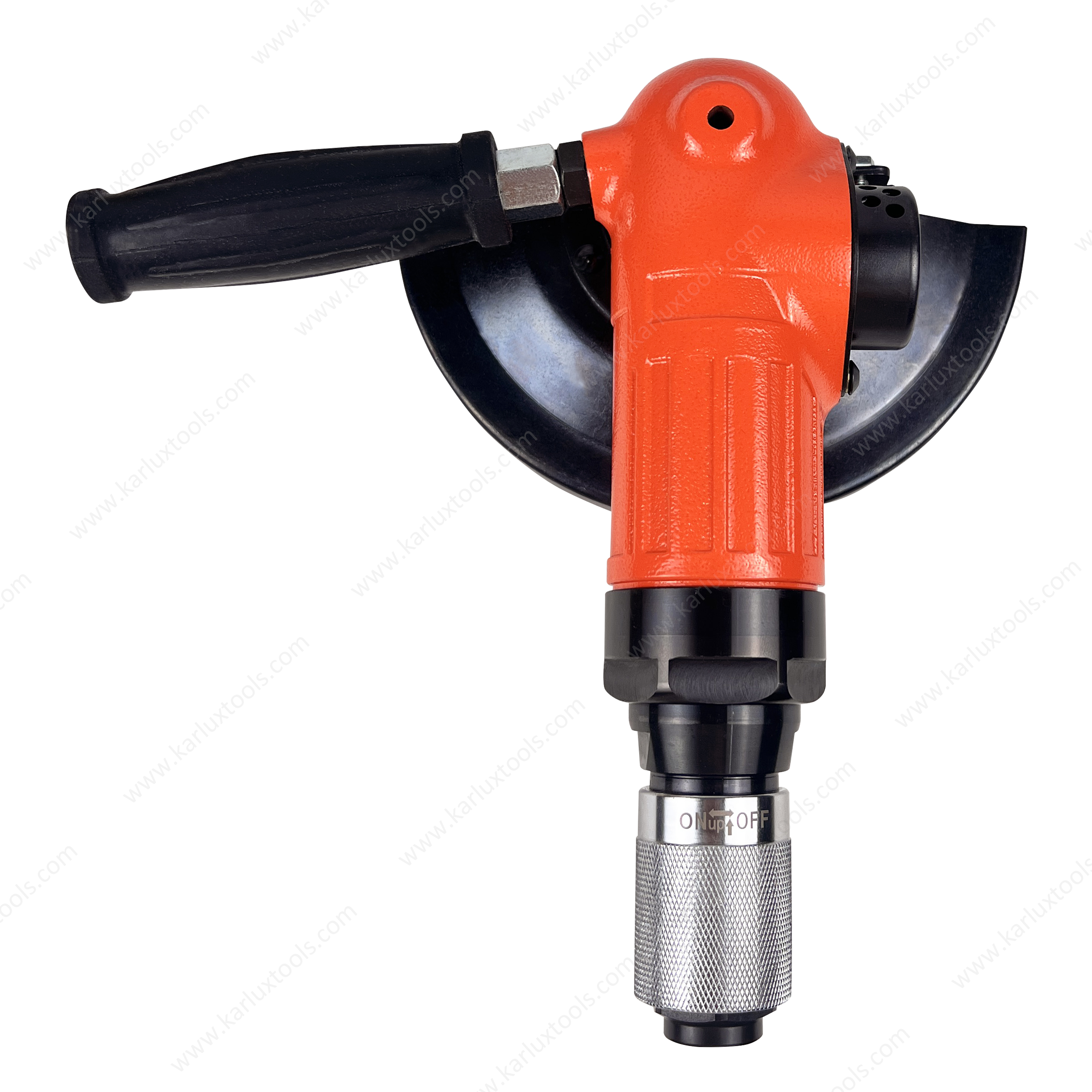 7 Inch 180mm Heavy Duty Pneumatic Angle Grinder 7000RPM Roller Throttle Professional Air Disc Grinding Machine for Industry