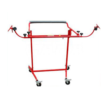 44"W x 30"D x 53"H metal support with 4" castors( two swivel with brake)