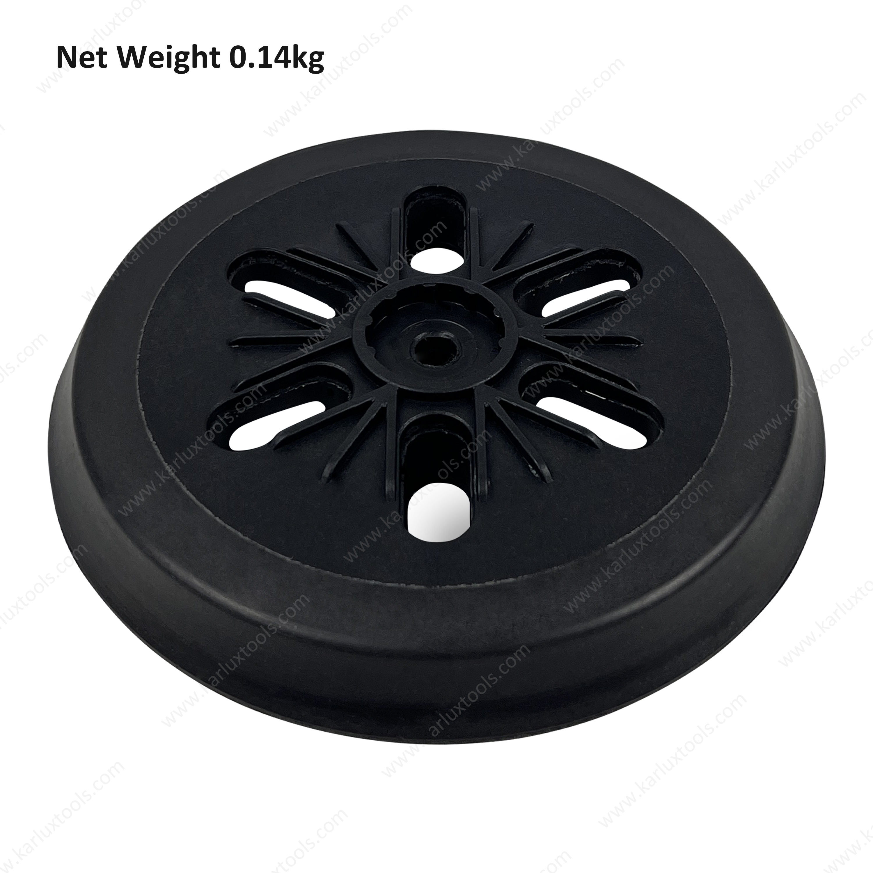 6inch(150mm) 6 Holes M8 Round Short-Hook Velcro Sander Pad Replacement Plate Backing Pad for Rotary Sander