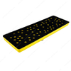 70x198mm 13.8mm Rectangular Sanding Pad Multiple Hole Backing Pad Hook and Loop Backup Pad