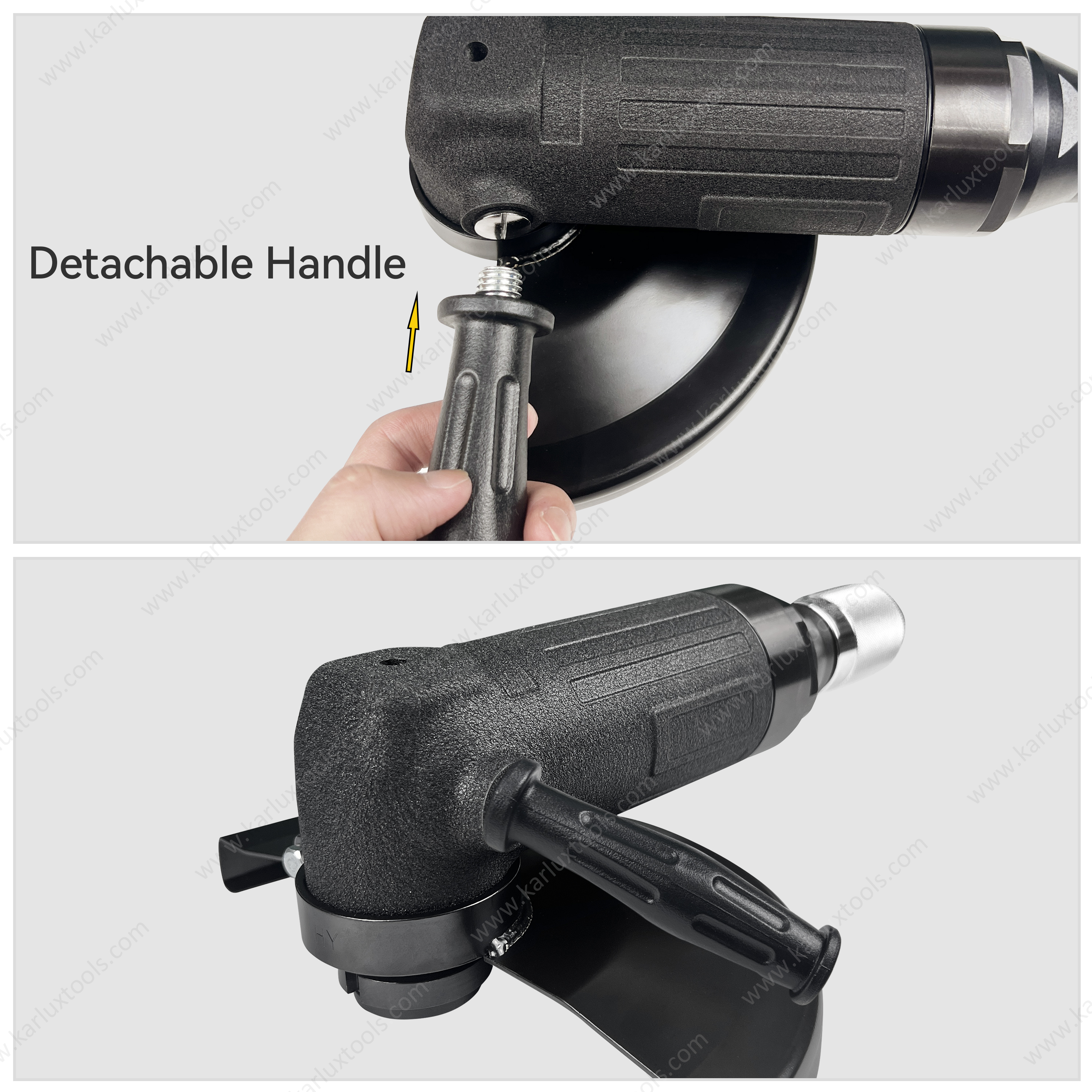 5900rmp 9inch Heavy Duty Pneumatic Disc Grinder Air Angle Grinder Industrial Grinding Machine