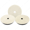 6inch 150mm Trapezoid Flat Grid or Stripe Surface Wool Pad Buffing Pad Japanese Wool Polishing Pad for Dual Action RO GA Polisher