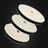 5inch 125mm Single Sided Flat Grid or Stripe Surface Wool Pad Buffing Pad Japanese Wool Polishing Pad Dual Action RO GA Polisher
