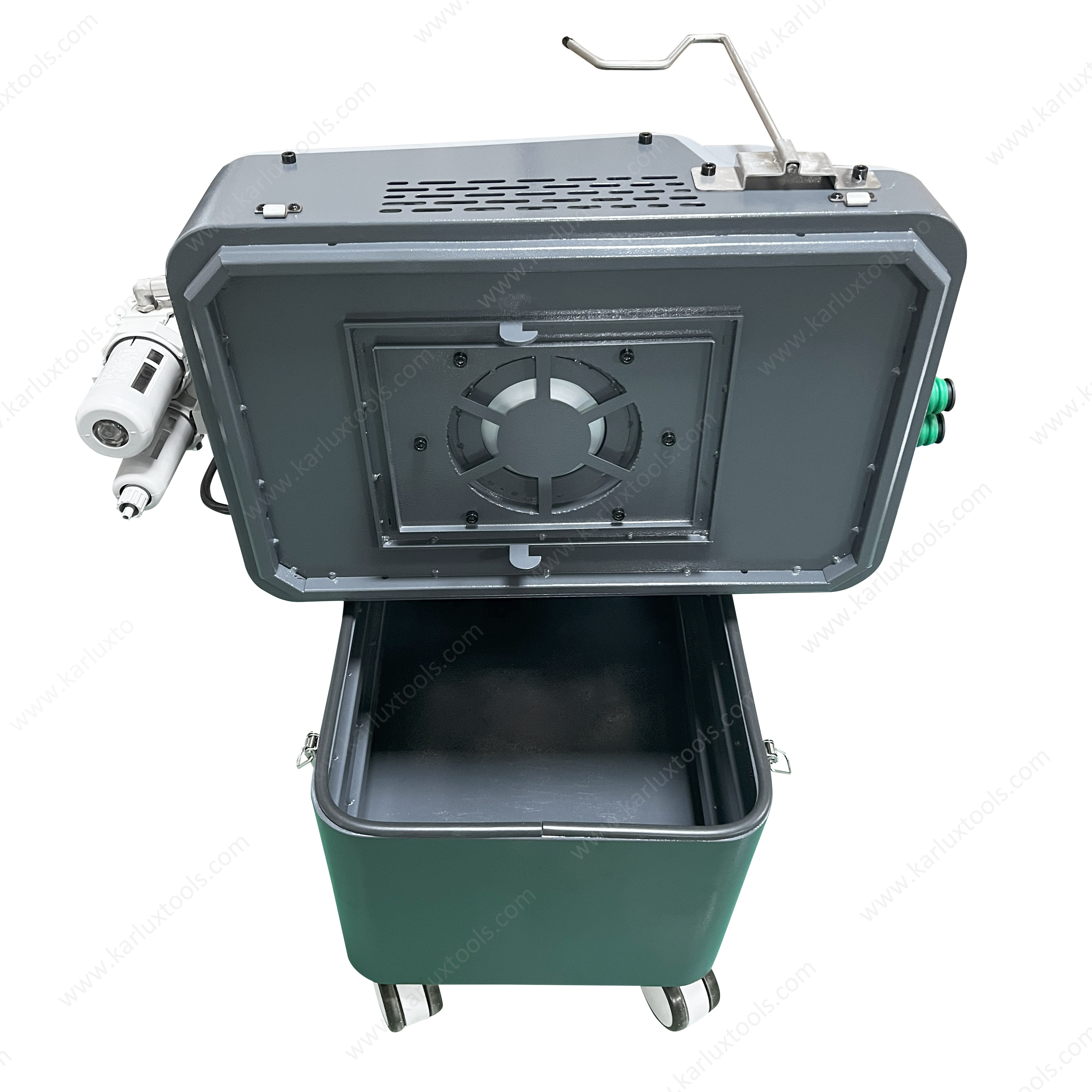 Anti-Explosion Pneumatic-Electric Vacuum Cleaner Dust Collector with Brushless Motor for High-Dust Industrial Grinding