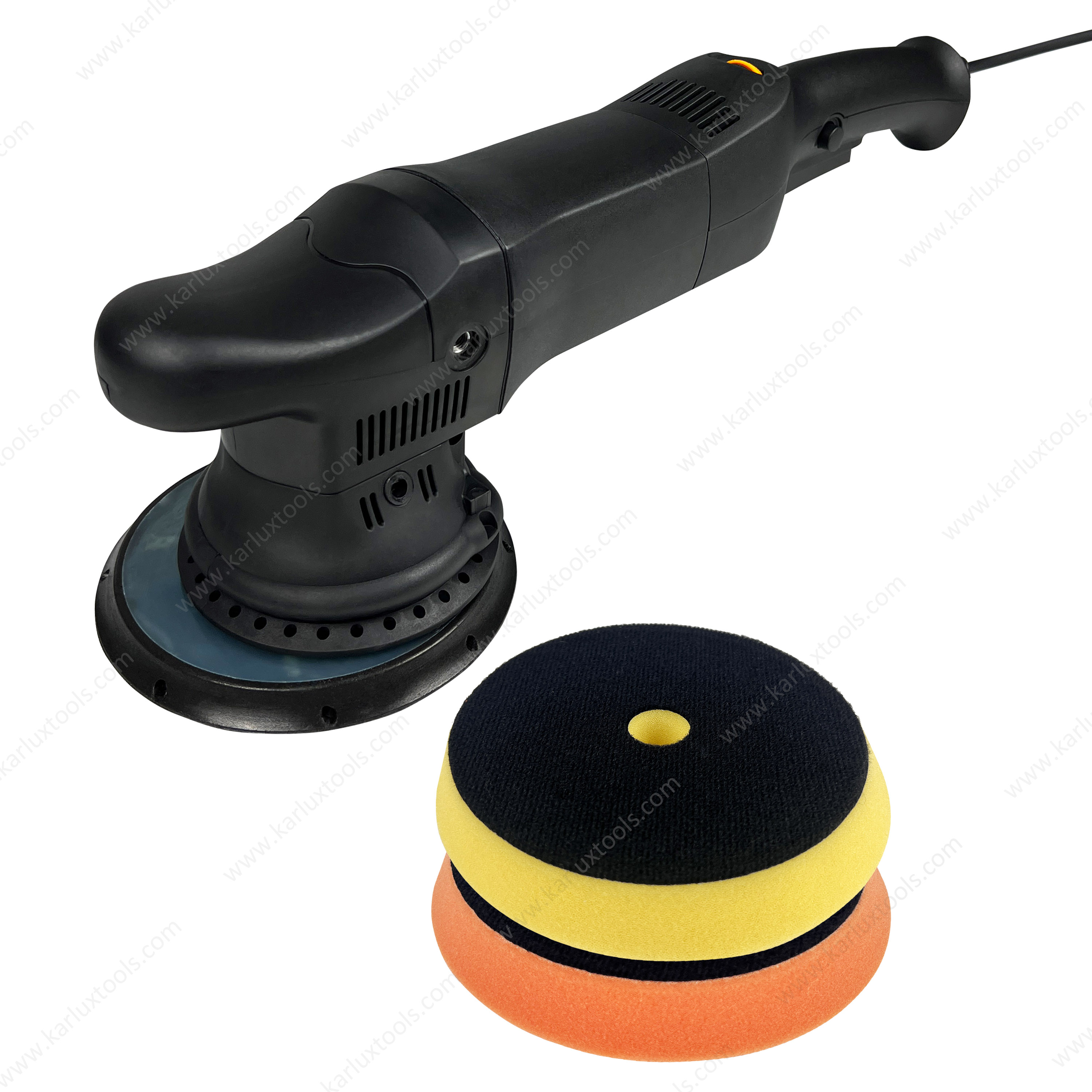 5Inch 125mm Hexagon Texture Buffing Polishing Pads Bevel Edge Buffing Sponge Pads for Car Buffer Polisher Polishing and Waxing