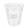 20 oz 600ml Paint Measuring Cups PP Disposable Graduated Paint Mixing Cups