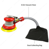 Air Sander tools 5inch (125mm) Orbit 2.5/5.0/8.0mm Self-Generated Vacuum 12,000RPM