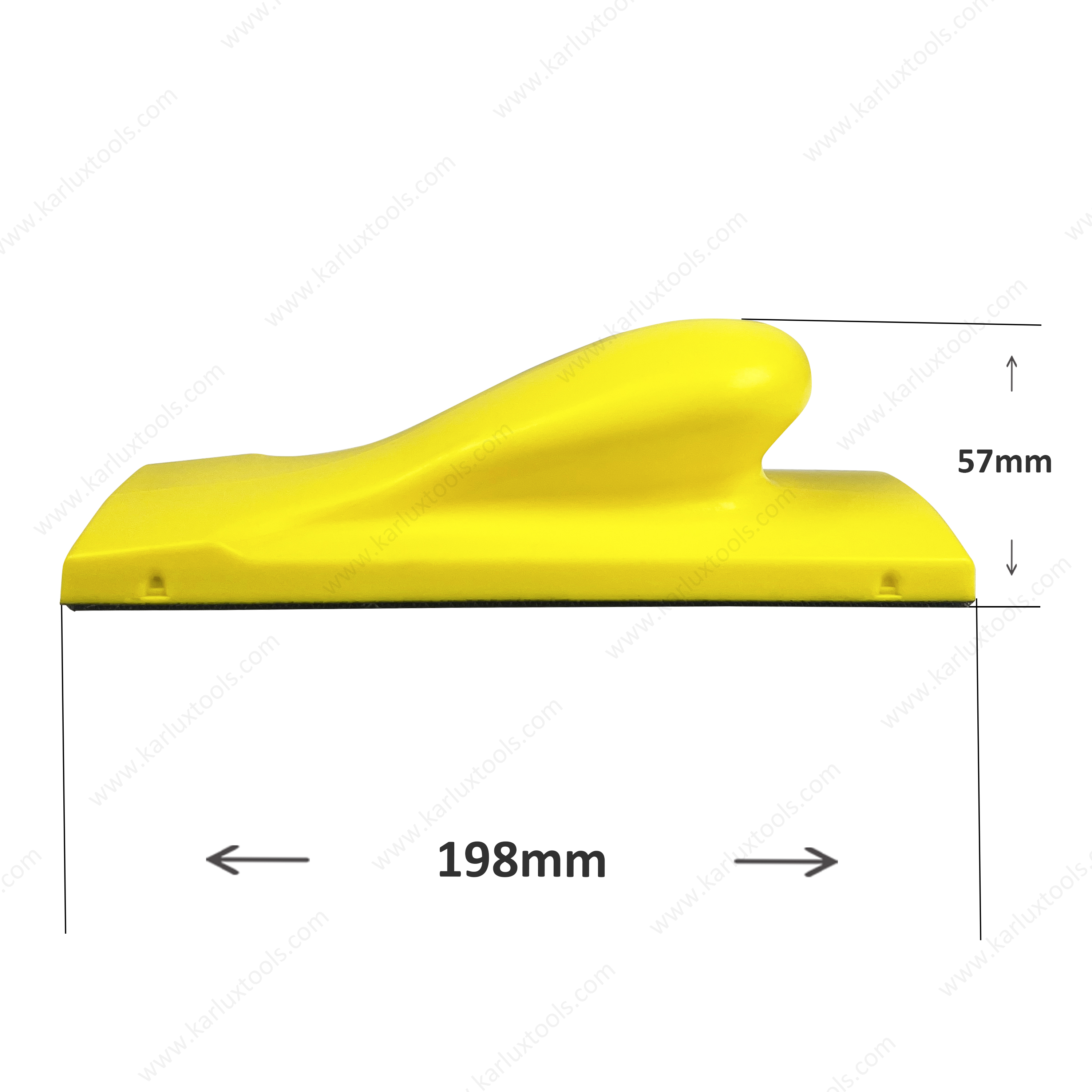 Meidum Manual Sanding Block 70x198mm Velcro or PSA