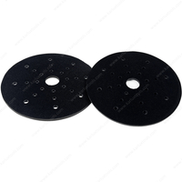 225mm 25Holes Round Hook and Loop Sponge Cushion Buffer Backing Pad Foam Soft Sanding Interface Pad