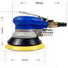 5Inch Self-generated Vacuum 5mm Orbit Pneumatic Random Orbital Palm Sander for Automotive Wood Metal Surface Finishing