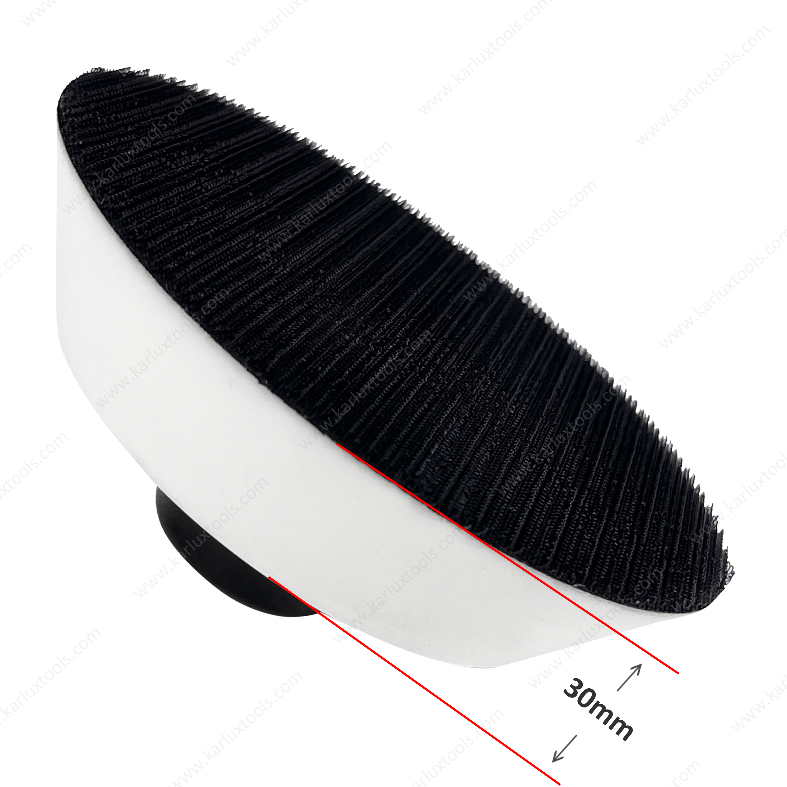 Sander Backing Pad PU White 5inch (125mm) Zero Hole