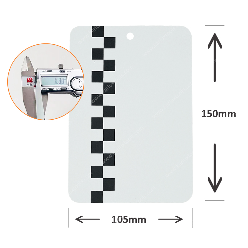 105x150x0.3mm Paint Testing Metal Plate Adhesion Hardness Impact Flexibility Bending