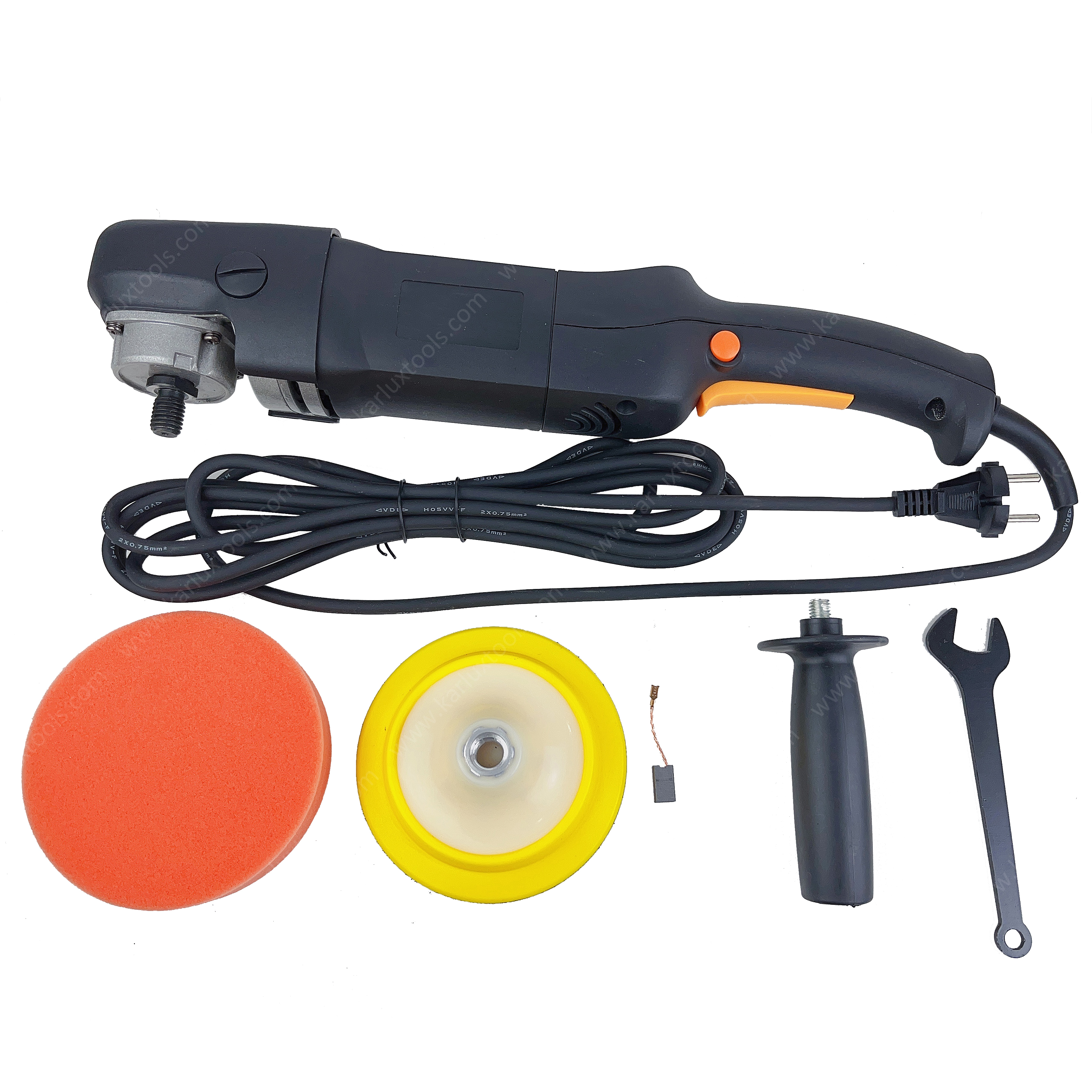 5 inch 800W Rotary Variable Speed 700-2500RPM with Detachable Handle Car Buffer Electric Polisher 