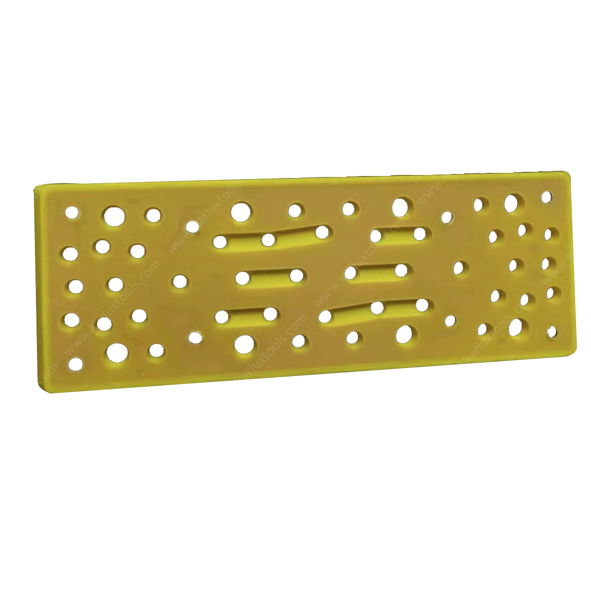 70x198mm Hook and Loop Sander Backing Pad Electric Sanding Machine Rectangular Backup Pad Multiple Hole 56 Holes for Electric Square Sander Accessory