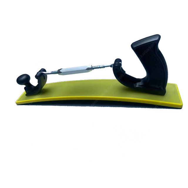 Adjustable Radius Flexible Longboard Hook & Loop Hand Sanding Block 