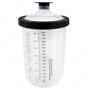 850ml Disposable Air Spray Gun Paint Mixing Cup