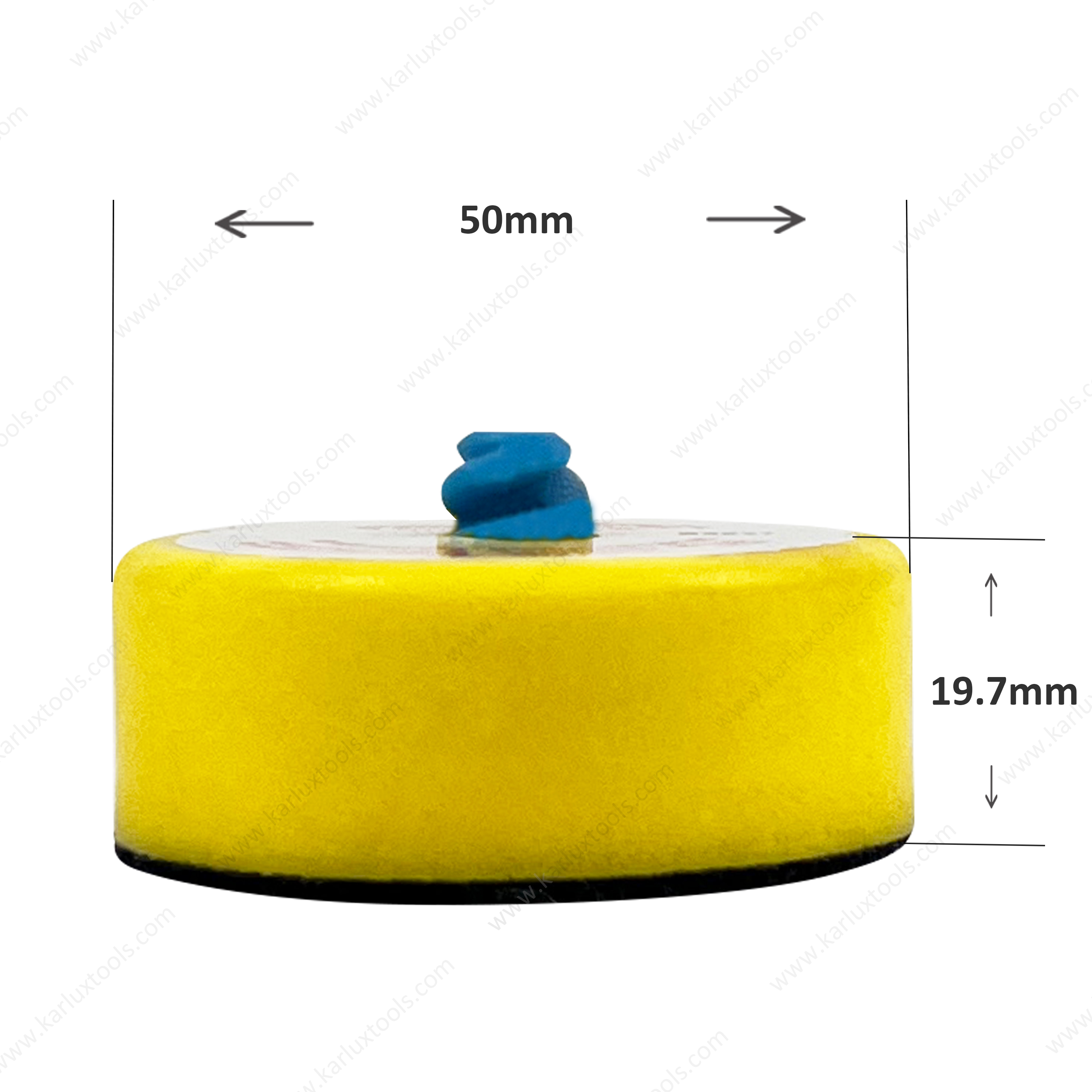 2inch Wholesale Rubber Buffing Plate Polishing Pad Finishing Disc Pad for Mechanical Abrasive Works