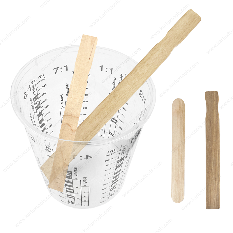 200*25mm 230*27mm 305*27mm 355*27mm Wholesale Automotive Crafts Airbrush Art Wooden Shaft Wood Paint Mixing Stick