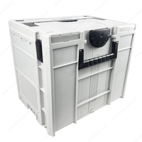 40x30x34cm Large Storage Box Waterproof Dustproof Stackable Tool Case System ABS Plastic Tool Box Systainer Case with Handles