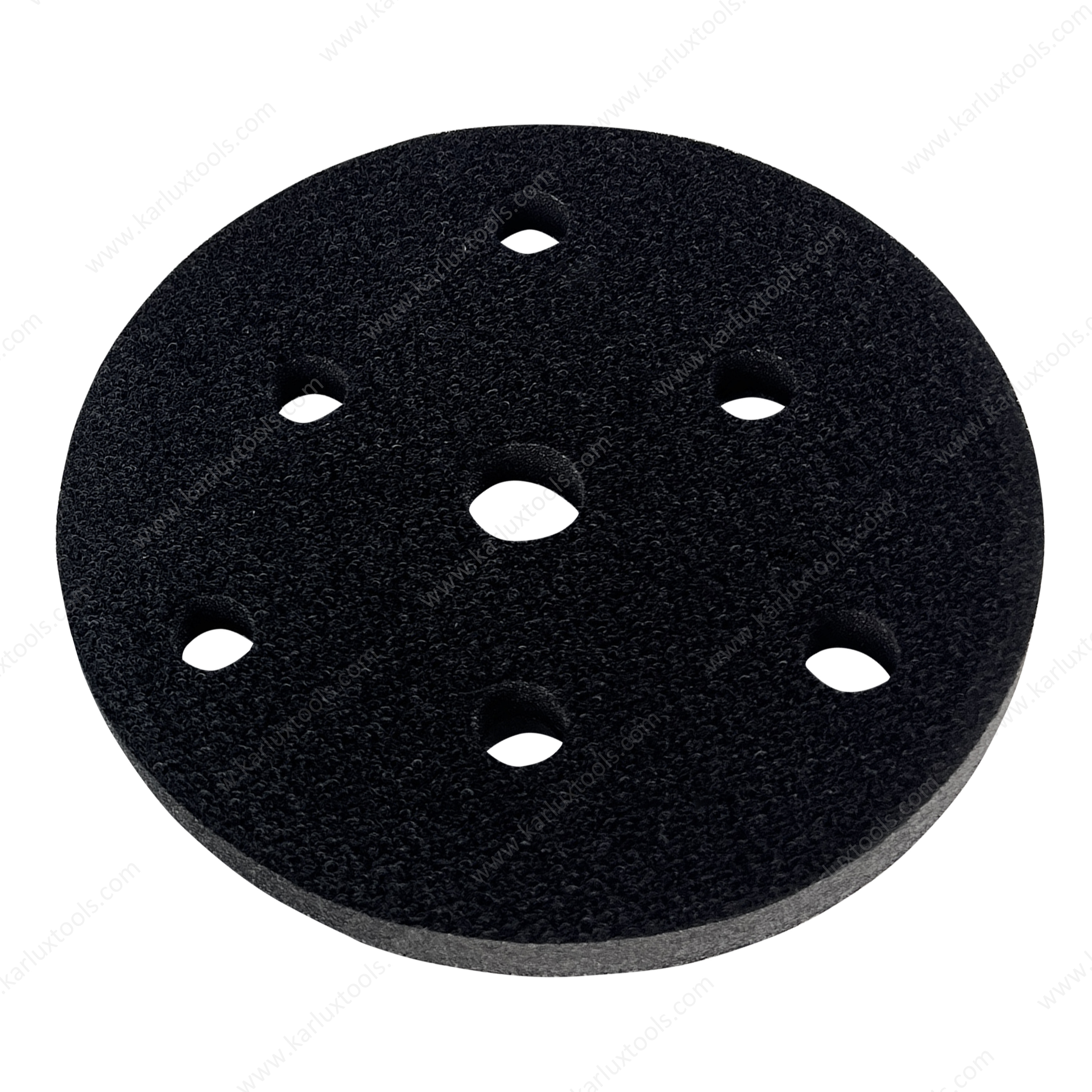 5inch 125mm 7 Holes Round Hook and Loop Sponge Cushion Soft Foam Sanding Interface Pad