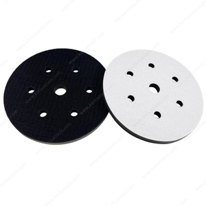 6inch 150mm 7 Holes Round Hook and Loop Sponge Cushion Soft Foam Sanding Interface Pad for Sanding Pad